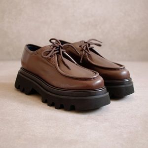 Alohas tycoon coffee brown loafers